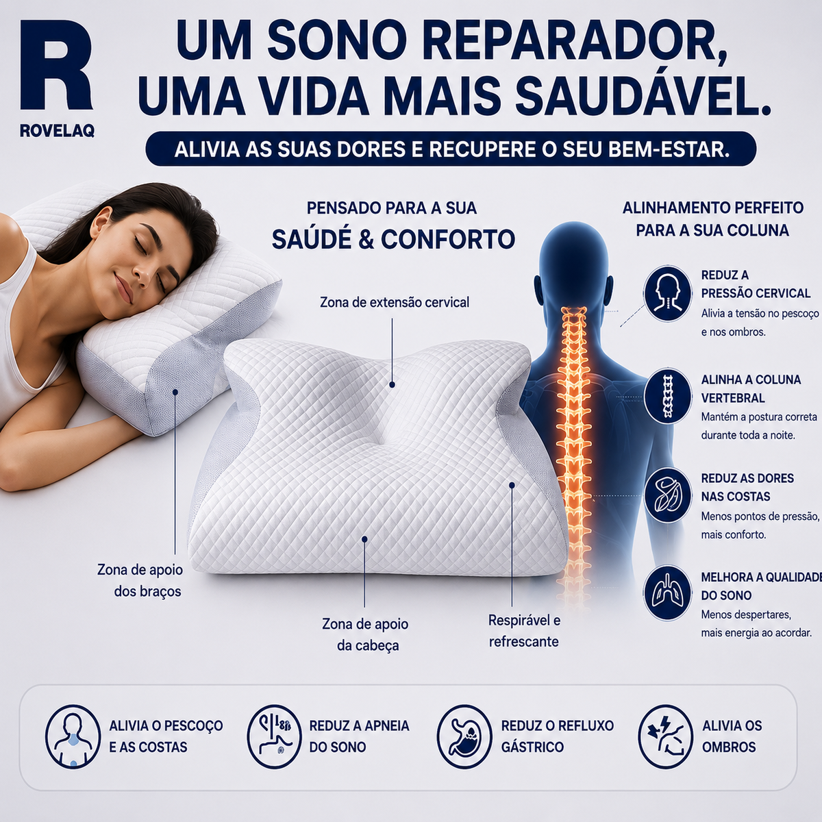 Almofada Cervical Ortopédica