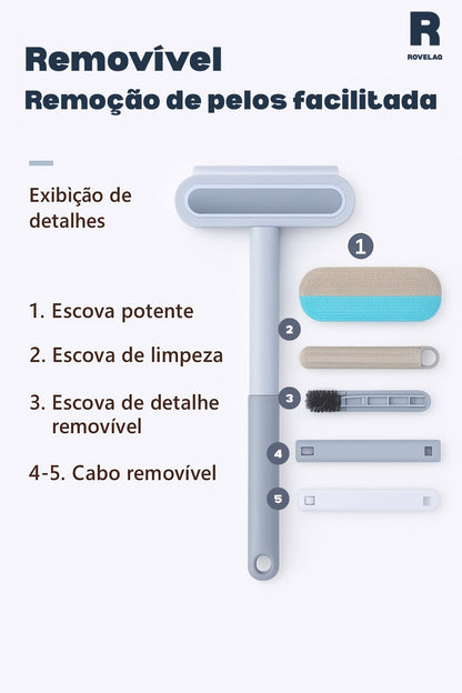 ✨ Escova anti-pêlos reutilizável – Especial para sofás e tecidos ✨