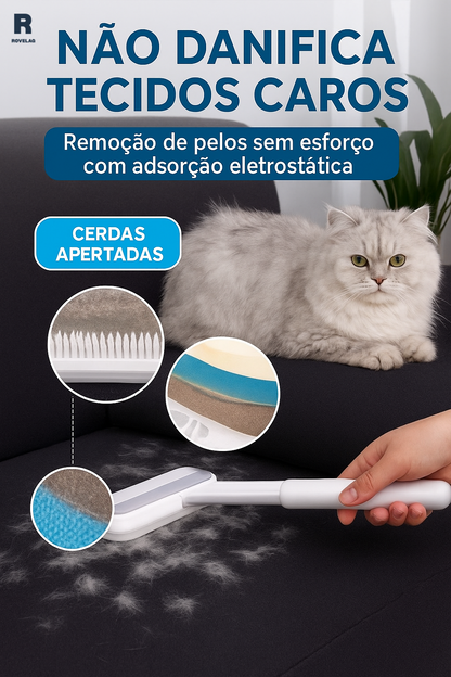 ✨ Escova anti-pêlos reutilizável – Especial para sofás e tecidos ✨