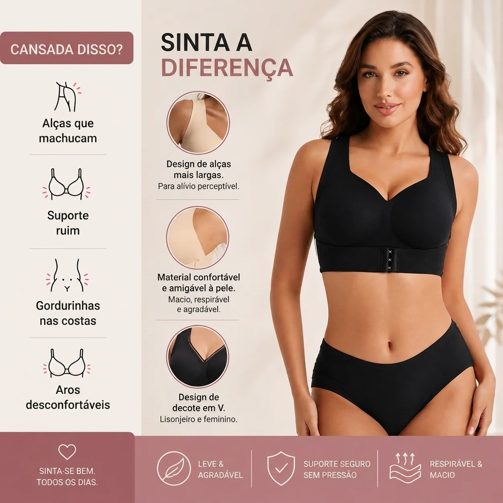 CloudFit Bra Conforto e Postura Perfeita