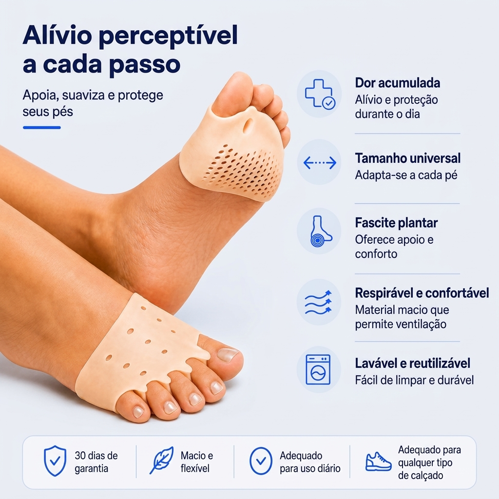 Almofadas Para Dedos Conforto Gel